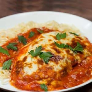 Prato - Bife á Parmegiana Pequeno