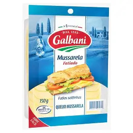 Queijo Mussarela Fatiado (Galbani) 150g