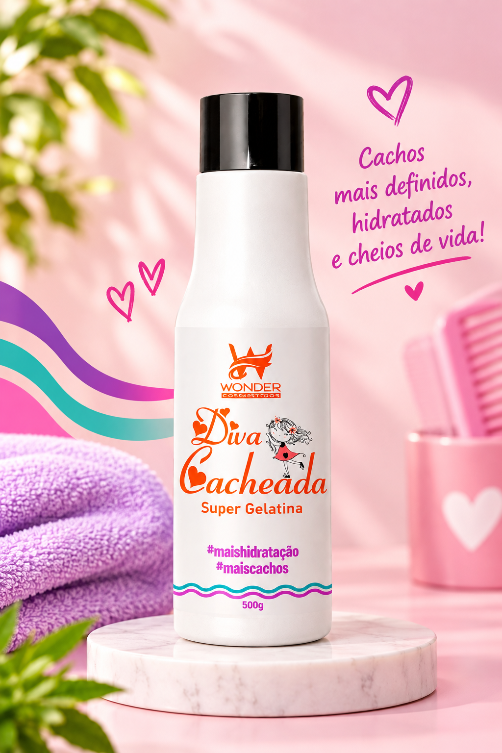GELATINA DNA CACHOS WONDER 500ML