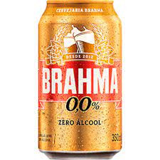 Cerveja Brahma zero alcool 350ml