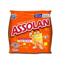 LA DE AÇO ASSOLAN C/8 45G