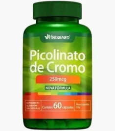 Picolinato Cromo 250mcg Herbamed Pt 60cap