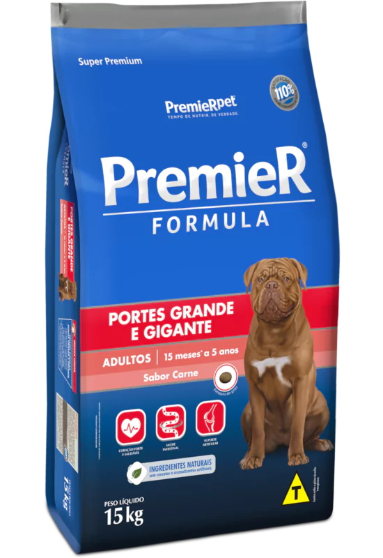 Premier Formula Adulto  Grande & Gigante 15kg Carne