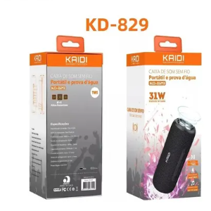 CAIXA DE SOM BLUETHOOT 31W KAIDI KD-829