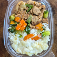 LOMBINHO ACEBOLADO C/ ARROZ BRANCO 220 GRAMAS Congelado.