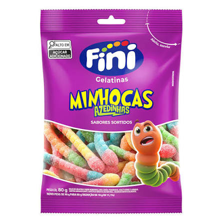 FINI MINHOCAS AZEDINHA 80G