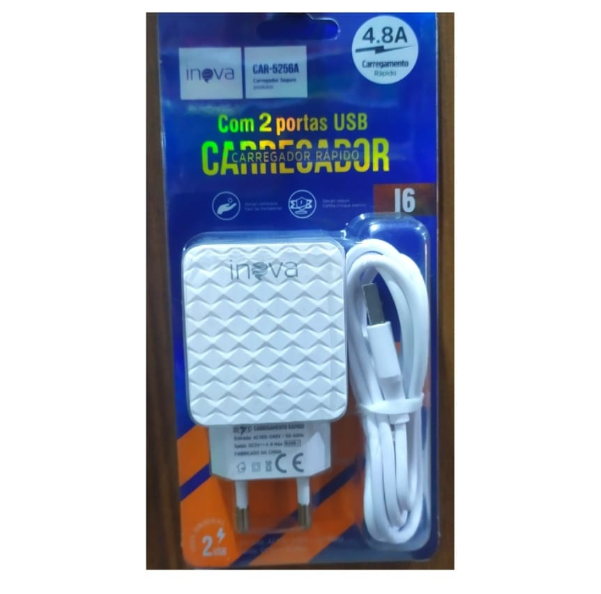 CARREGADOR INOVA V8 3,1A 