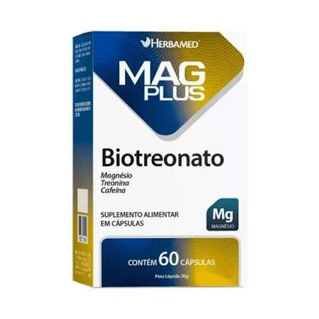 Magplus Biotreonato Magnesio 60 Caps 30g