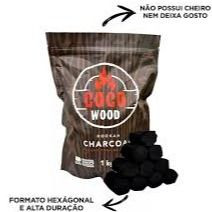  CARVÃO DE COCO  WOOD 1 UN