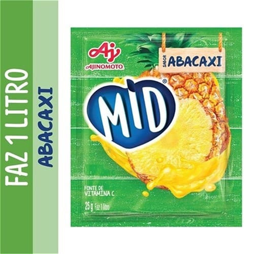 Refresco em Pó Mid Abacaxi 20g