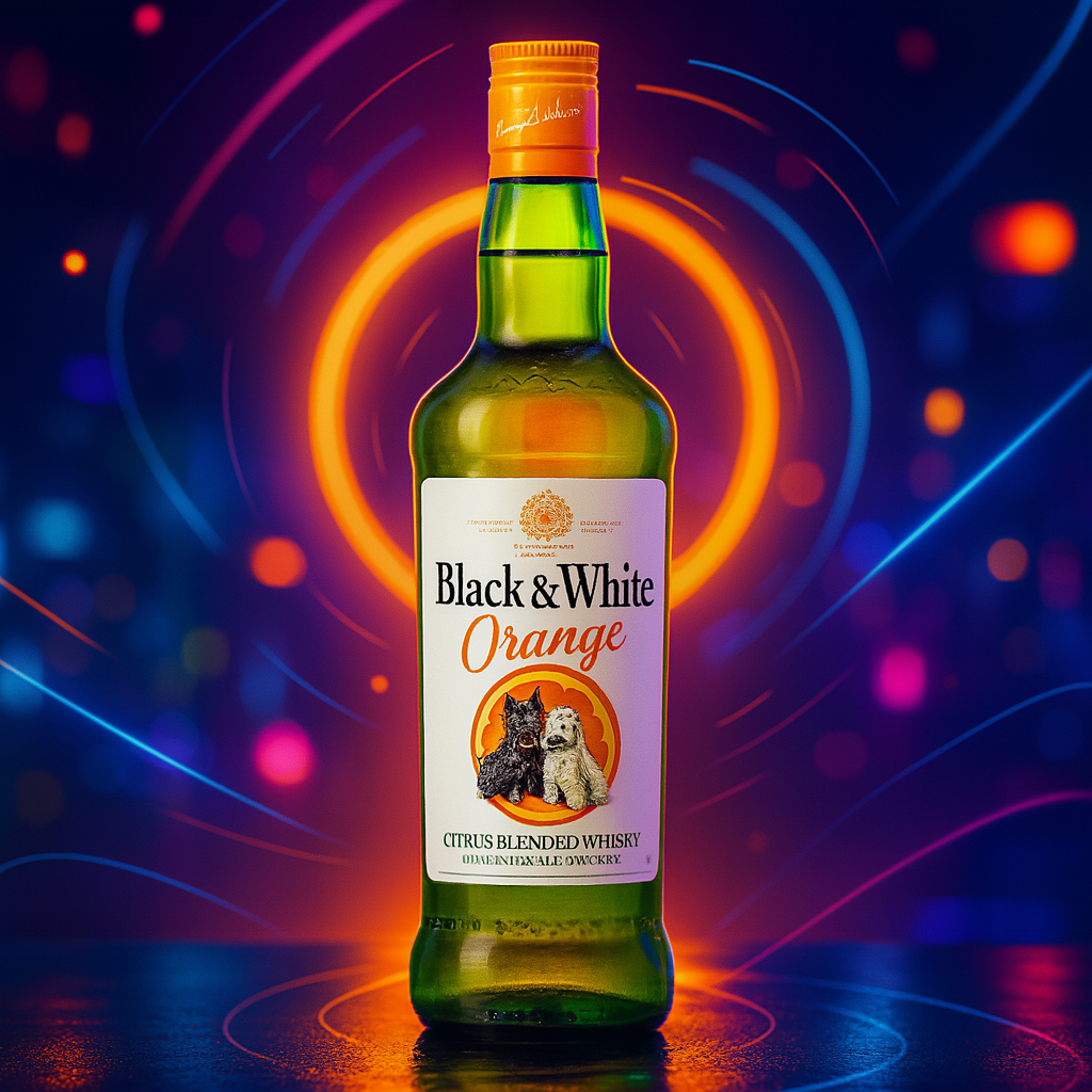 BLACK WHITE ORANGE 700ML