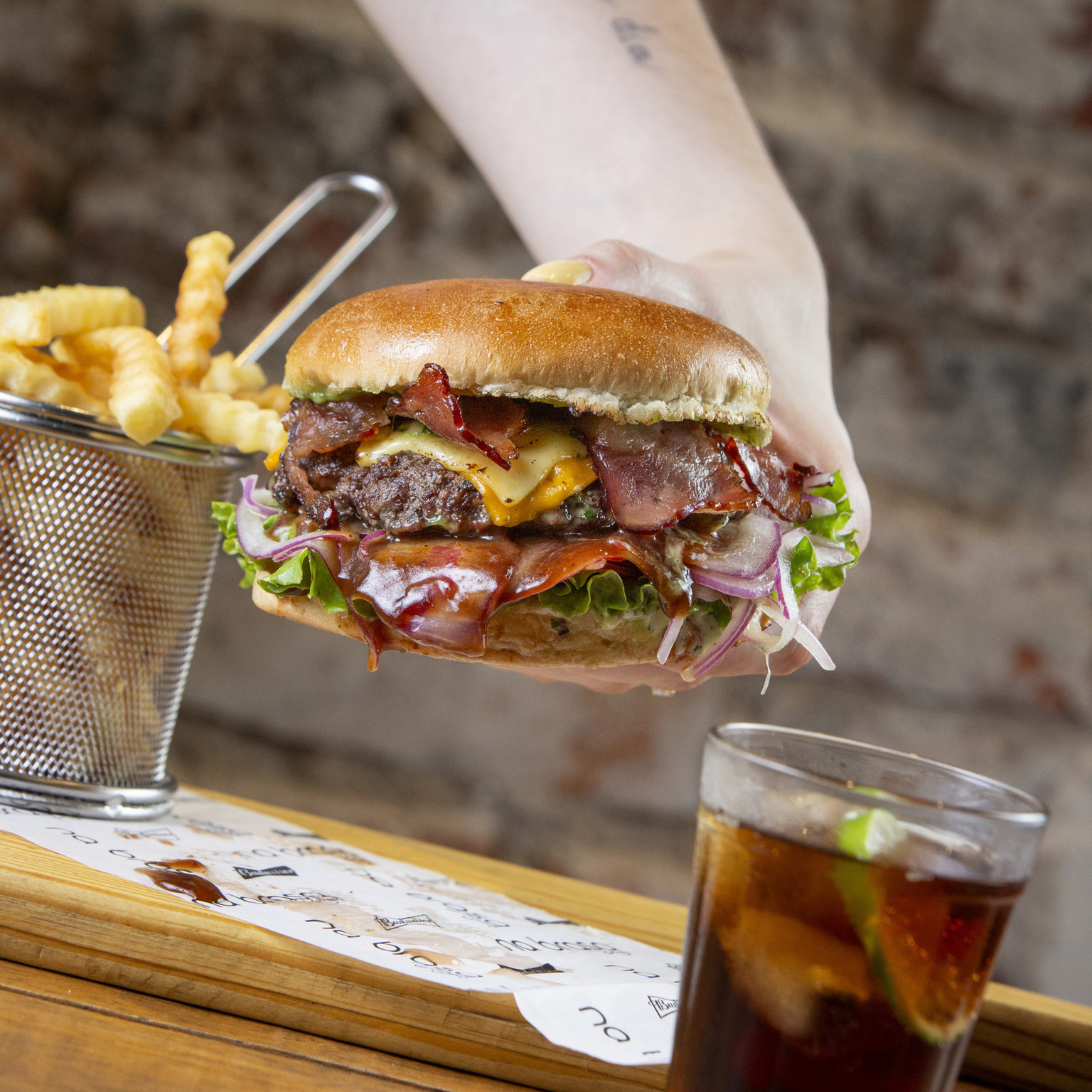 Pigoroso Bacon + Fritas 