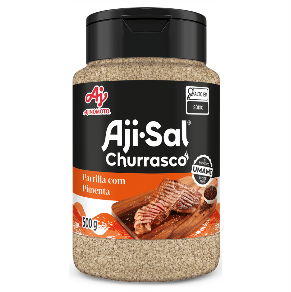 SAL DE PARRILLA CHURRASCO C/ PIMENTA AJI-SAL 500G¬