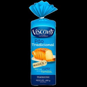 PAO DE FORMA TRADICIONAL VISCONTI 400G