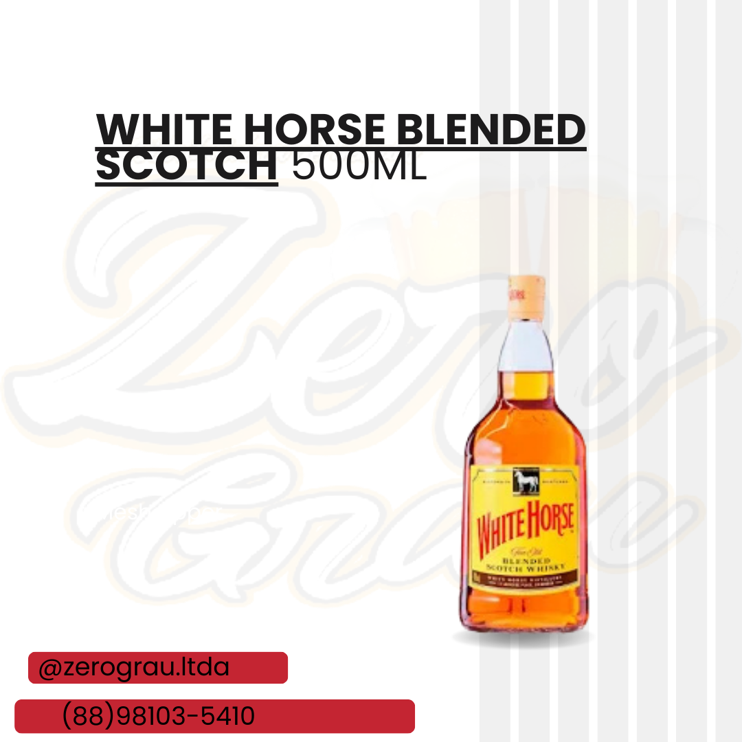 WHISKY WHITE HORSE 500ML 8-A CAVALO BRANCO