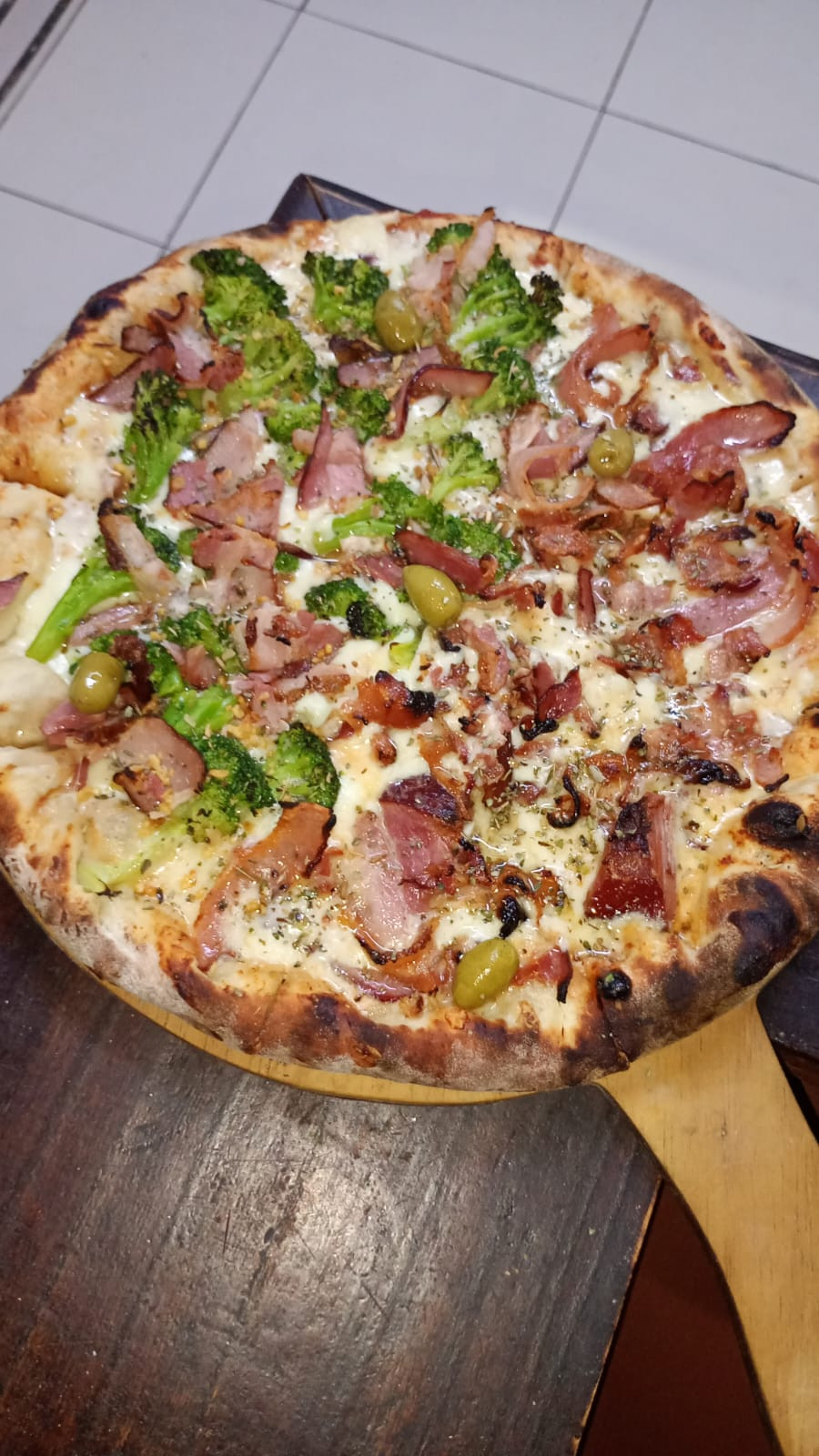 MEIA CALABRESA MEIA BROCOLIS CATUPIRY BACON