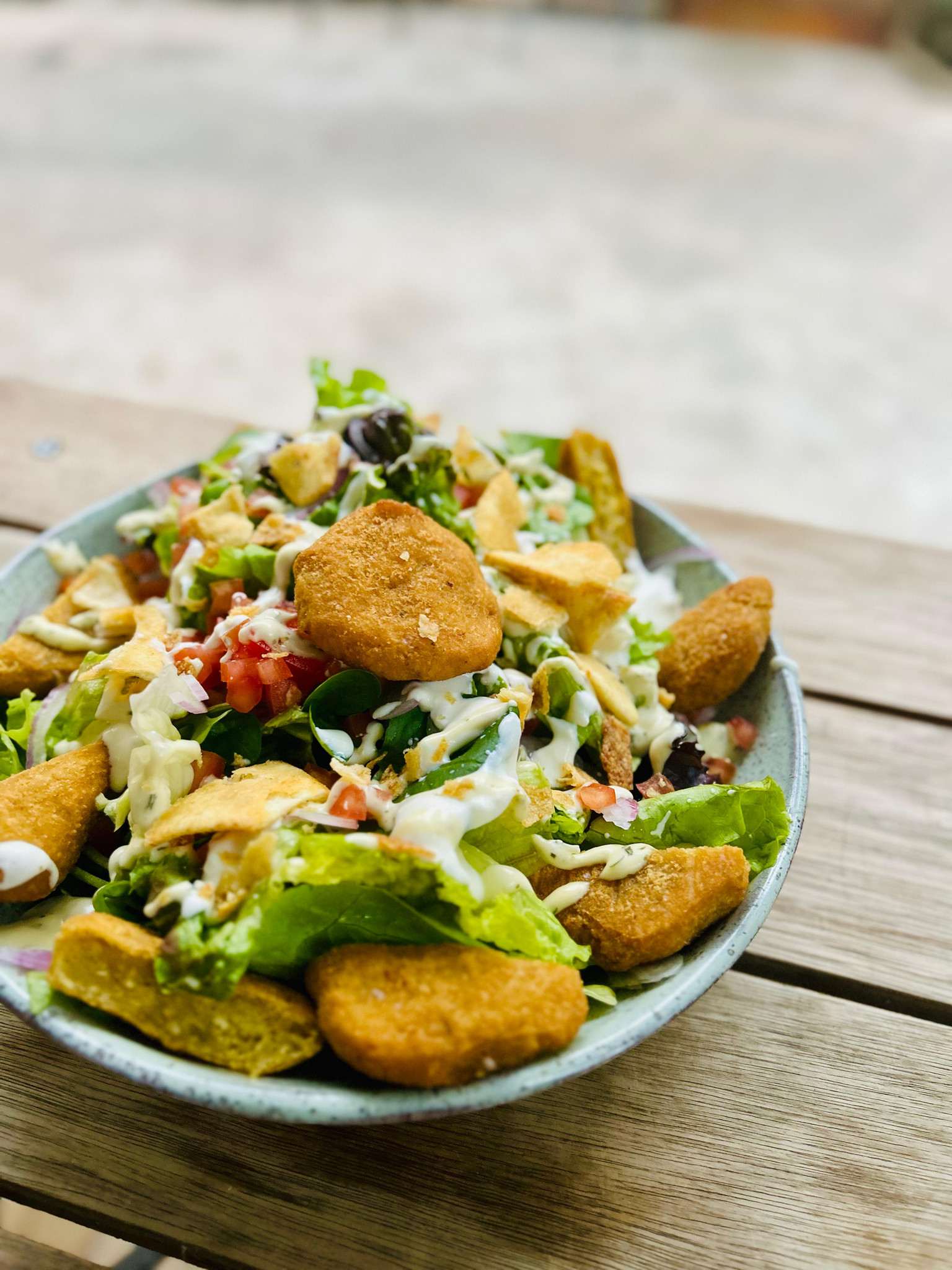 Salada de Falafel