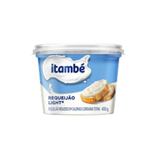 Requeijão Cremoso Light Zero Lactose Nolac Itambé 400g