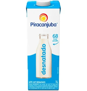 LEITE PIRACANJUBA UHT DESNATADO 1LT 