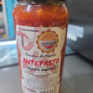 ANTEPASTO DE PIMENTA BIQUINHO 350G