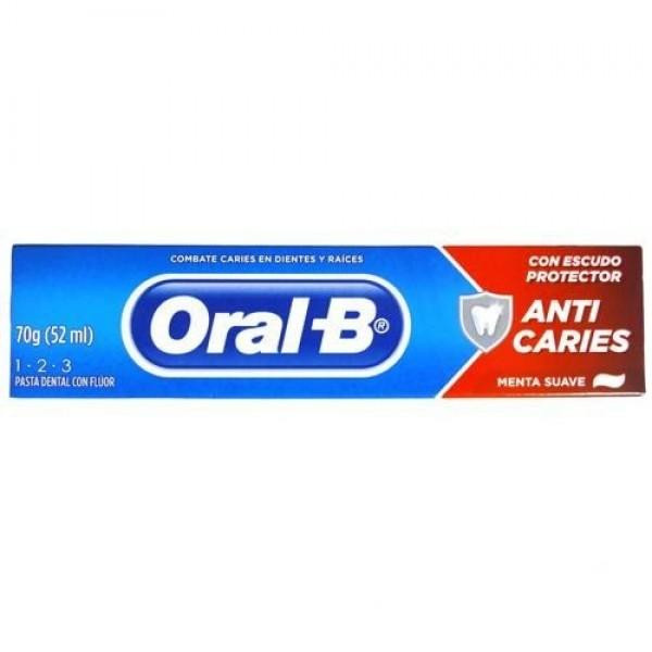 CREME DENTAL ORAL-B ANTI CÁRIES 70G