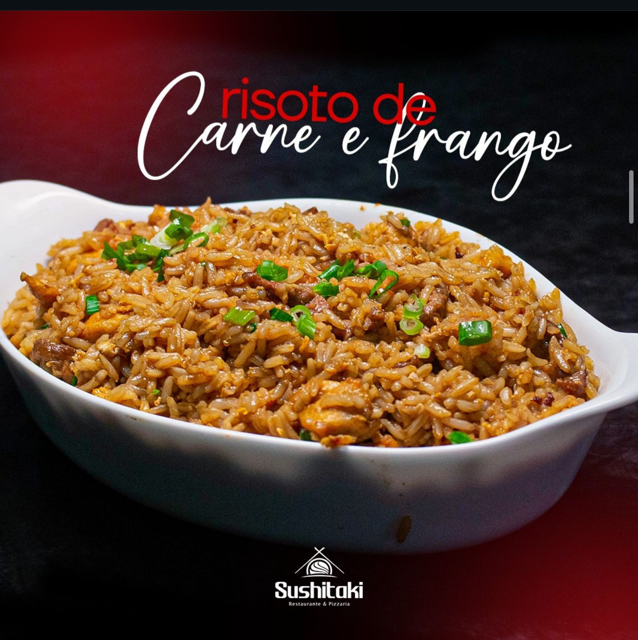 RISOTO CARNE E FRANGO PEQ