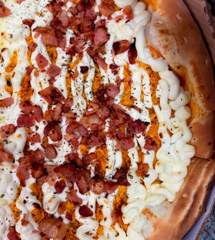 broto frango c/ catupiry e bacon