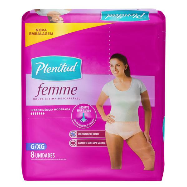 ROUPA INTIMA PLENITUD FEMME G/XG C/8UN