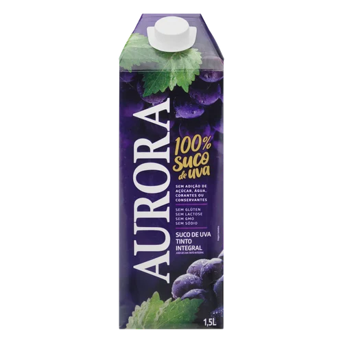 Suco Aurora Uva Integral 100% Suco
