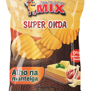 CHIPS MIX ALHO NA MANTEIGA 36G