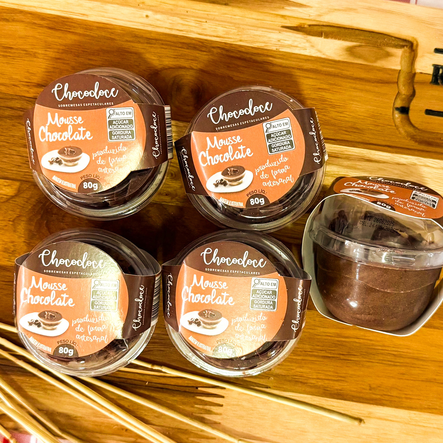 Mini Mousse de Chocolate 80g