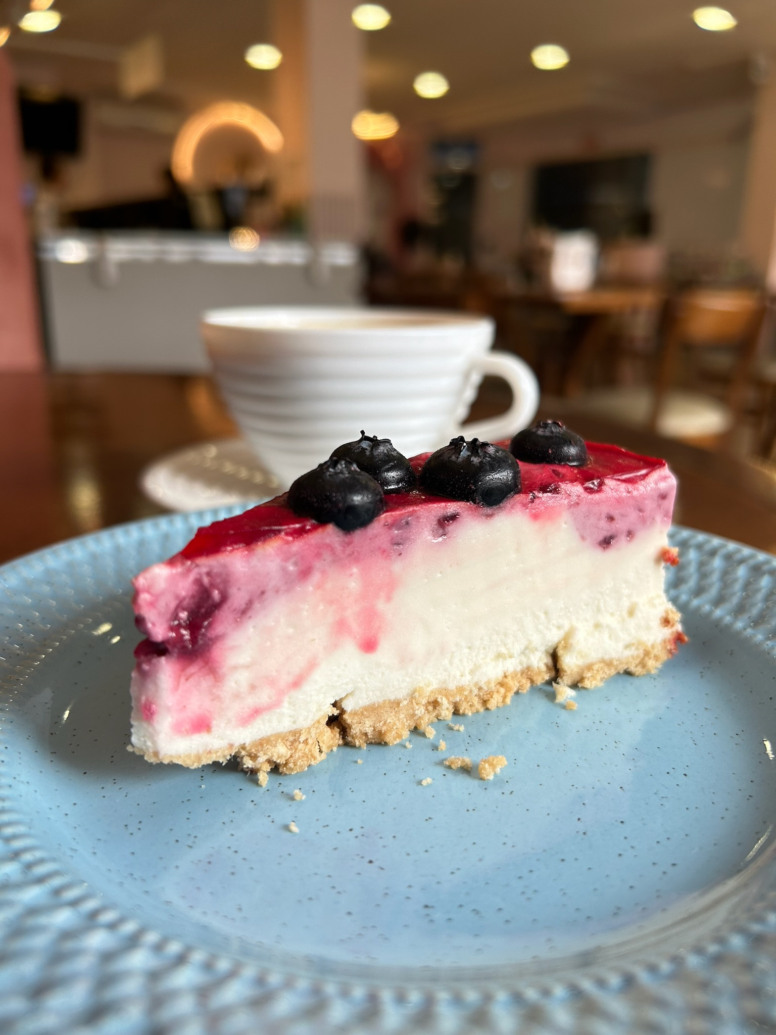 Fatia Torta De Cheesecake