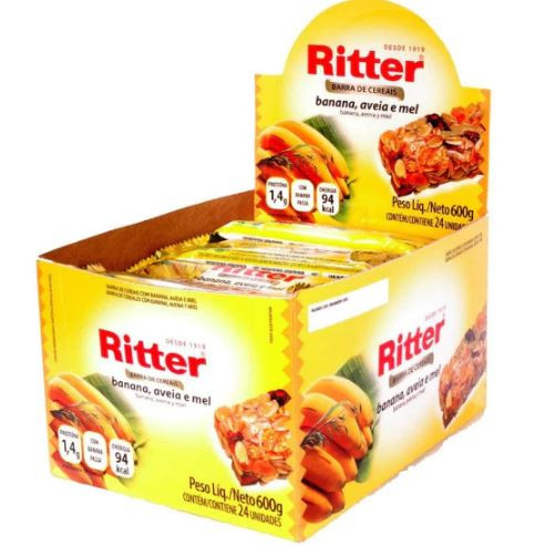 BANANA, AVEIA E MEL 25G RITTER