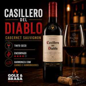 VINHO CASILLERO DEL DIABLO CARBERNET 750ML