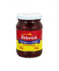 Cereja em calda Oderich 100g vidro