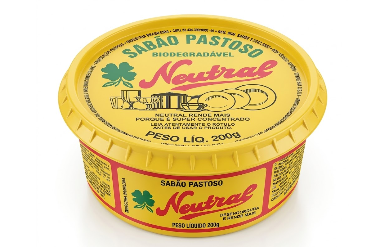Sabão Pastoso Neutral 200g