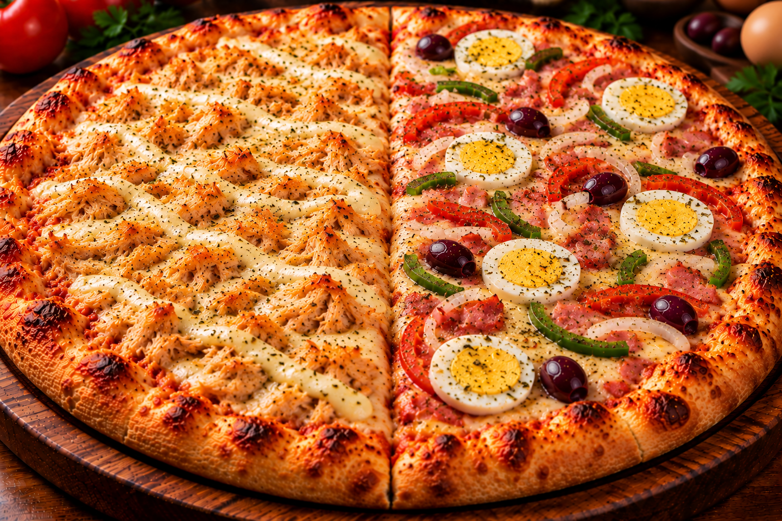 FRANGO CATUPIRY E PORTUGUESA