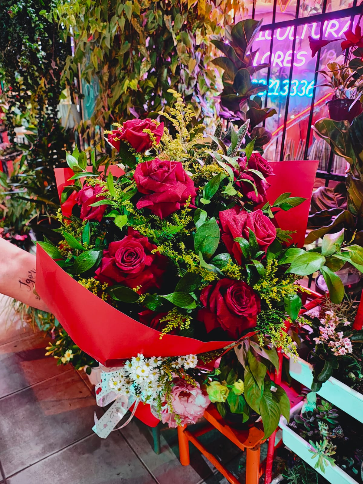 Buquê 7 Rosas Importadas