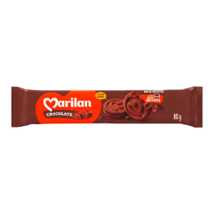 BISCOITO RECHEADO CHOCOLATE MARILAN 80G