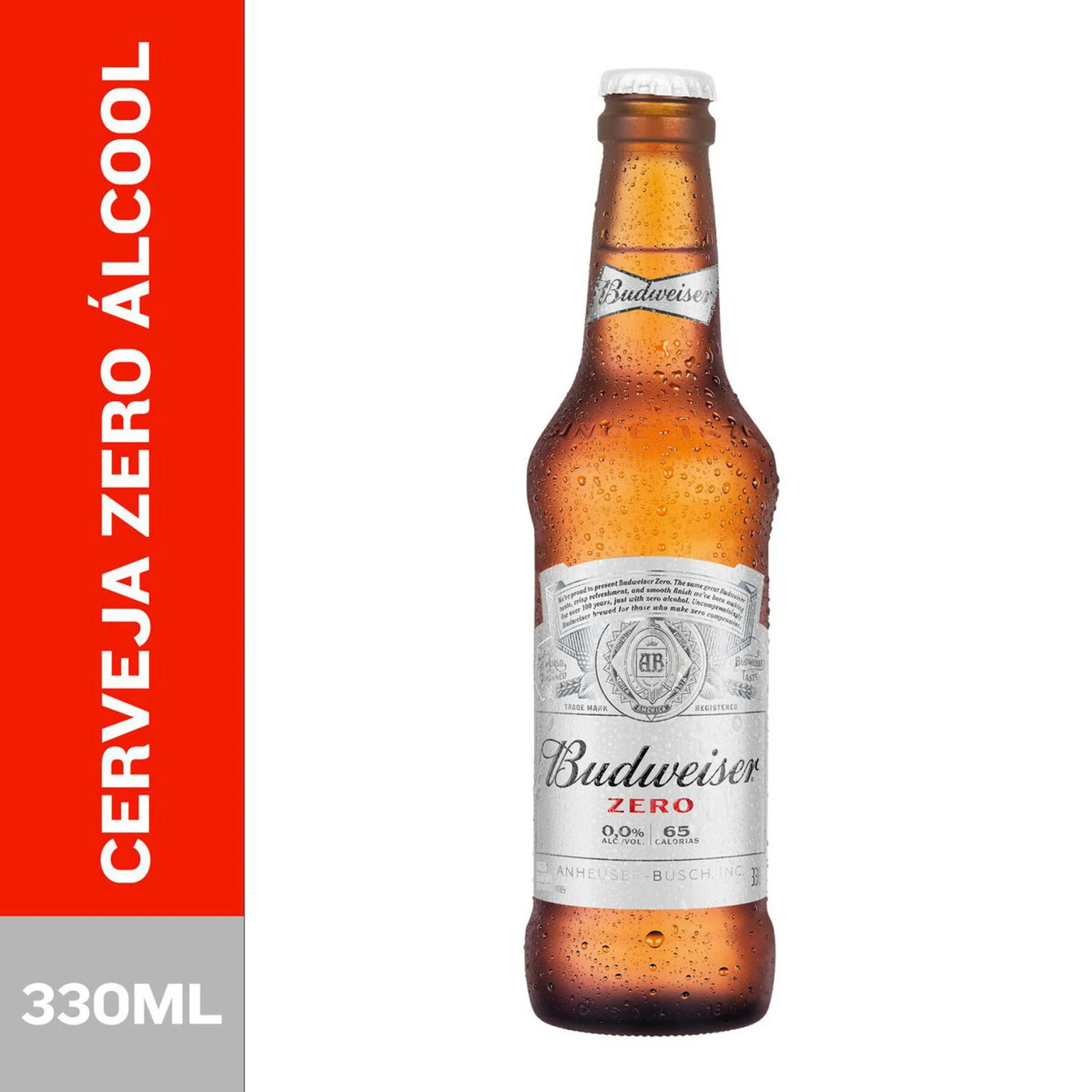 Cerveja Budweiser Ln 330ml Zero