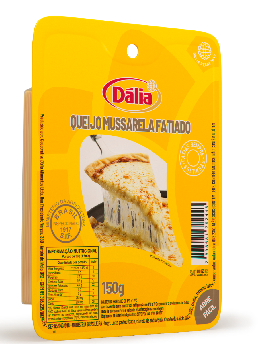 QUEIJO MUSS.DALIA FATIADO 150G