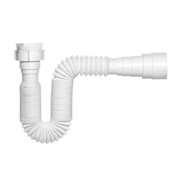 Sifão Sanfonado Branco para Tanque/Pia Delflex 