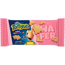 BISCOITO WAFER ARCOR TORTUGUITA WAFER MORANGO 85G