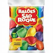 BALÃO BEXIGA SÃO ROQUE SORTIDOS N7 50UN FESTA