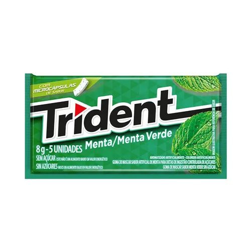 CHICLETE TRIDENT MENTA 8GR