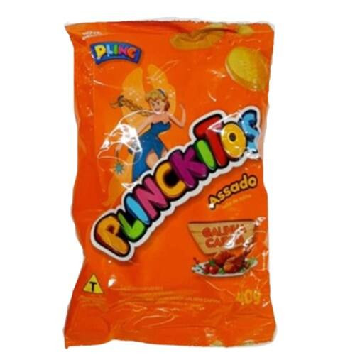 Salgadinho Plinckitos Galinha Caipira 40g