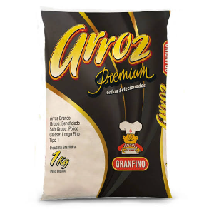 ARROZ BRANCO GRANFINO PREMIUM 1KG