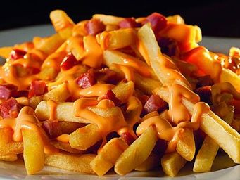 Batata Frita com Cheddar e Bacon (400g)