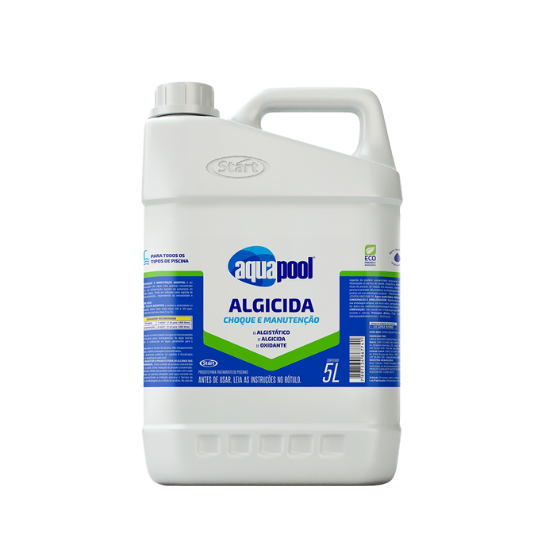 AQUAPOOL ALGICIDA CHOQUE E MANUTENCAO 5L