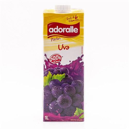 Suco Pronto Adoralle Néctar de Uva Caixa 1 Litro